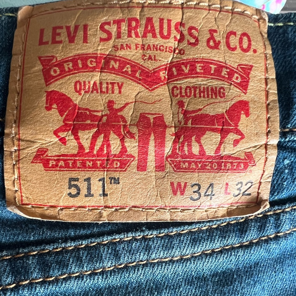Levis 511 Mens Slim Jeans 34/32
